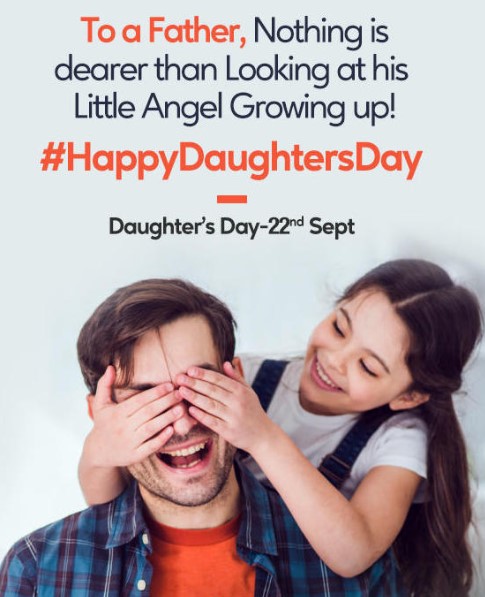 Happy Daughters’ Day Wishes Msg 2022